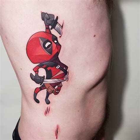 deadpool tattoo|weird deadpool tattoos.